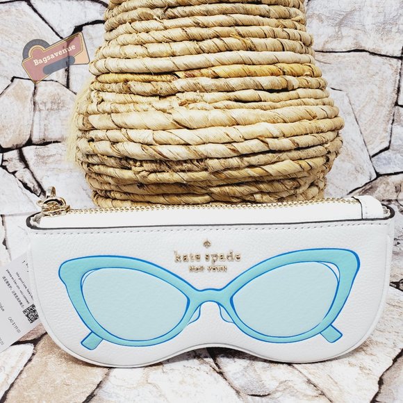 Kate Spade Splash Poolside Zip Sunglasses Case Amazon.com: Kate Spade Pool Float Novelty Medium L-Zip Key  main image 4